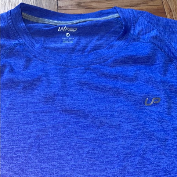 Wipro Men’s Medium Blue Athletic T-Shirt - Picture 2 of 2